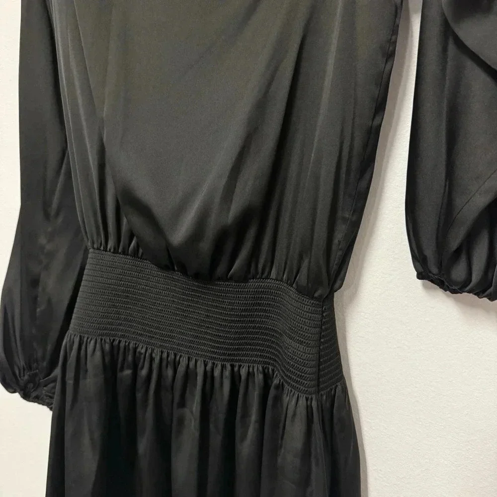 NWT Ramy Brook Off Shoulder Blouson Mini Dress Timothy Dress - Picture 3 of 6